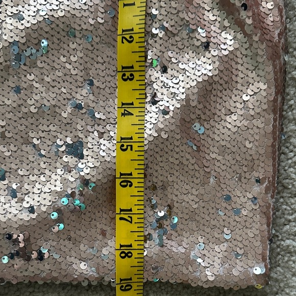 TCEC Gold Sequin Muscle Top Champagne Women’s M NWT Holiday Party New Years - Picture 7 of 8